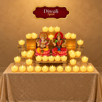 Lotus LED Candle - Diwali Decor