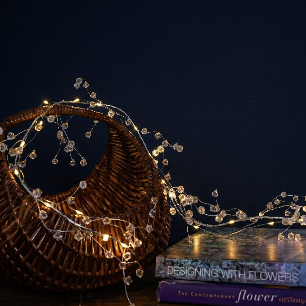 Crystal Fairy Light (Battery Operated) - 52inch Length