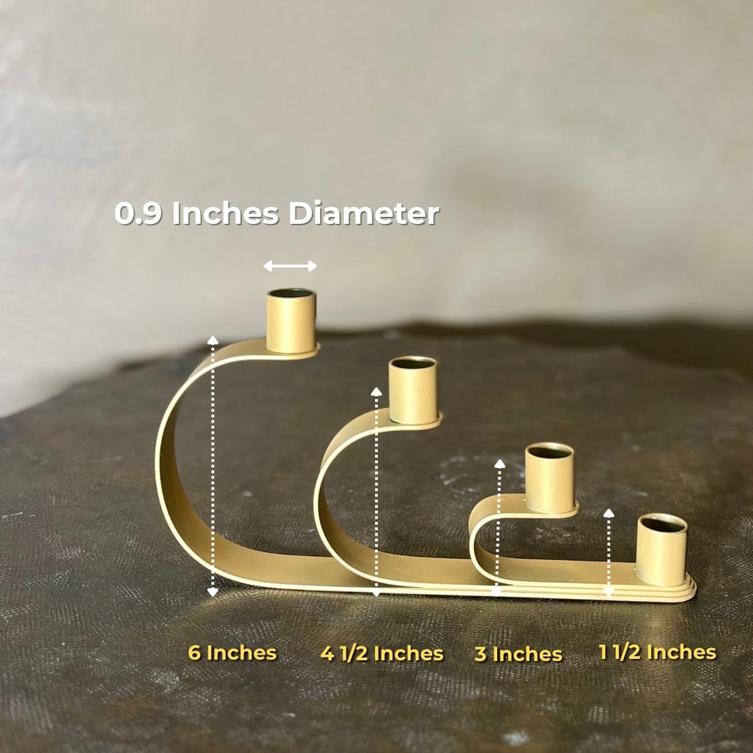 Isa Metal Candle Holder