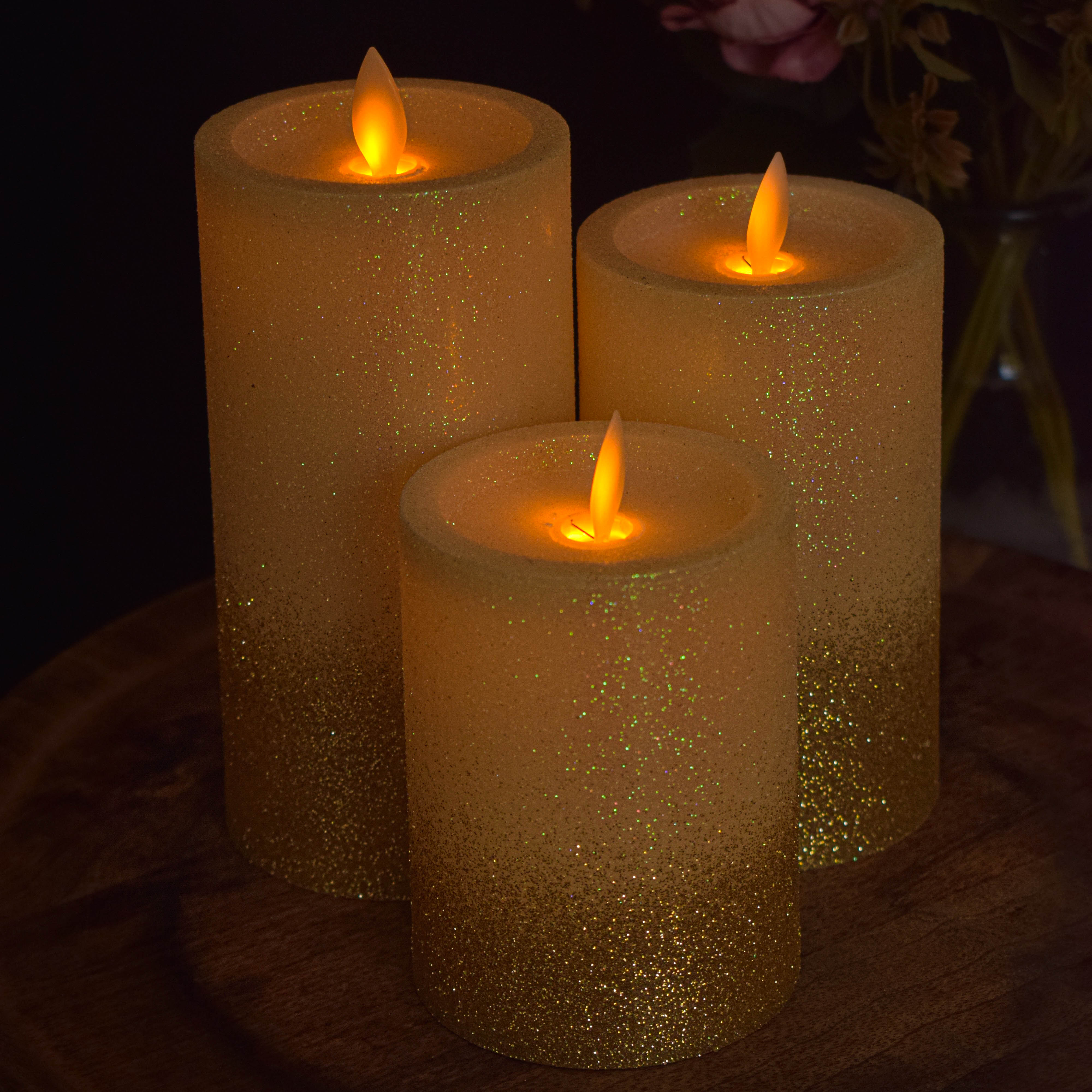 Glitter LED Candle