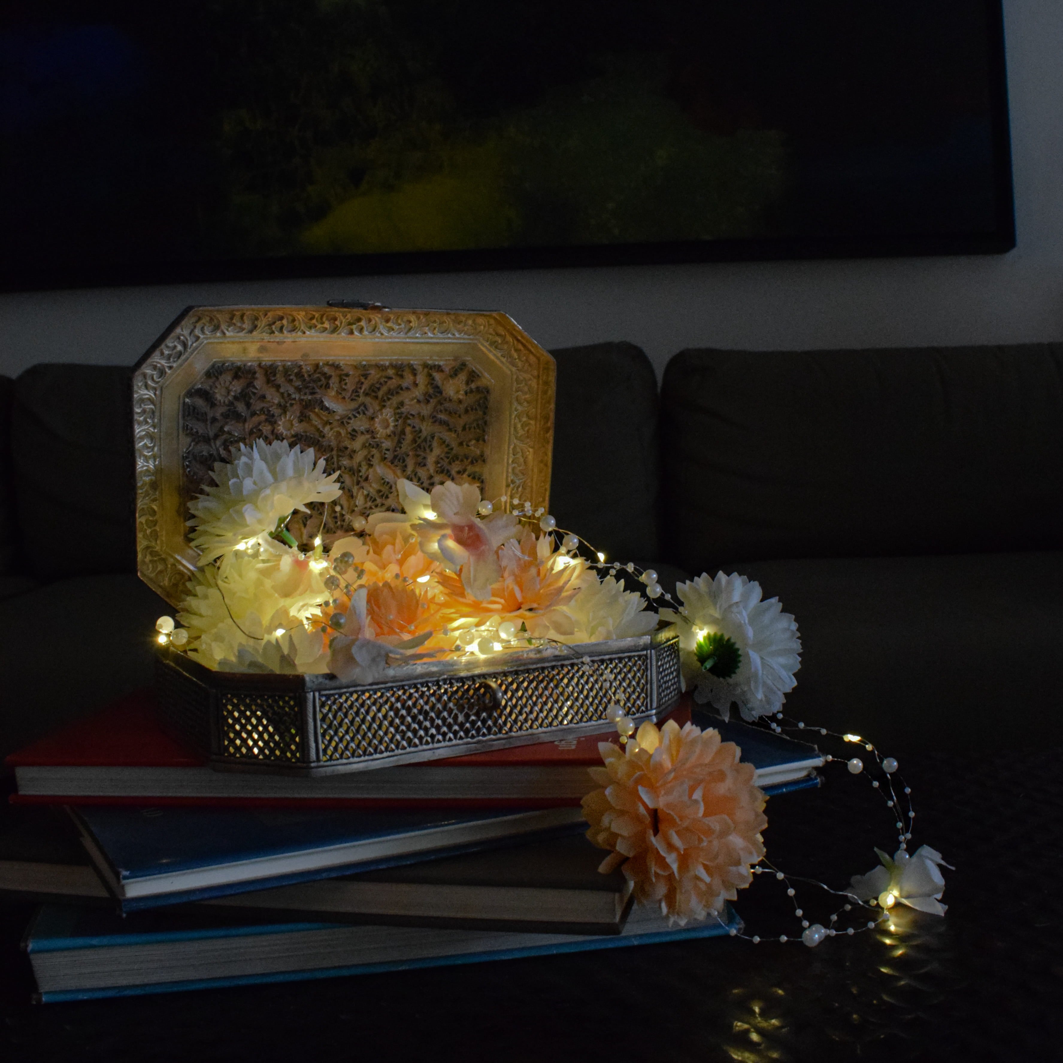 Floral Fairy Light (Battery Operated) - 76inch Length