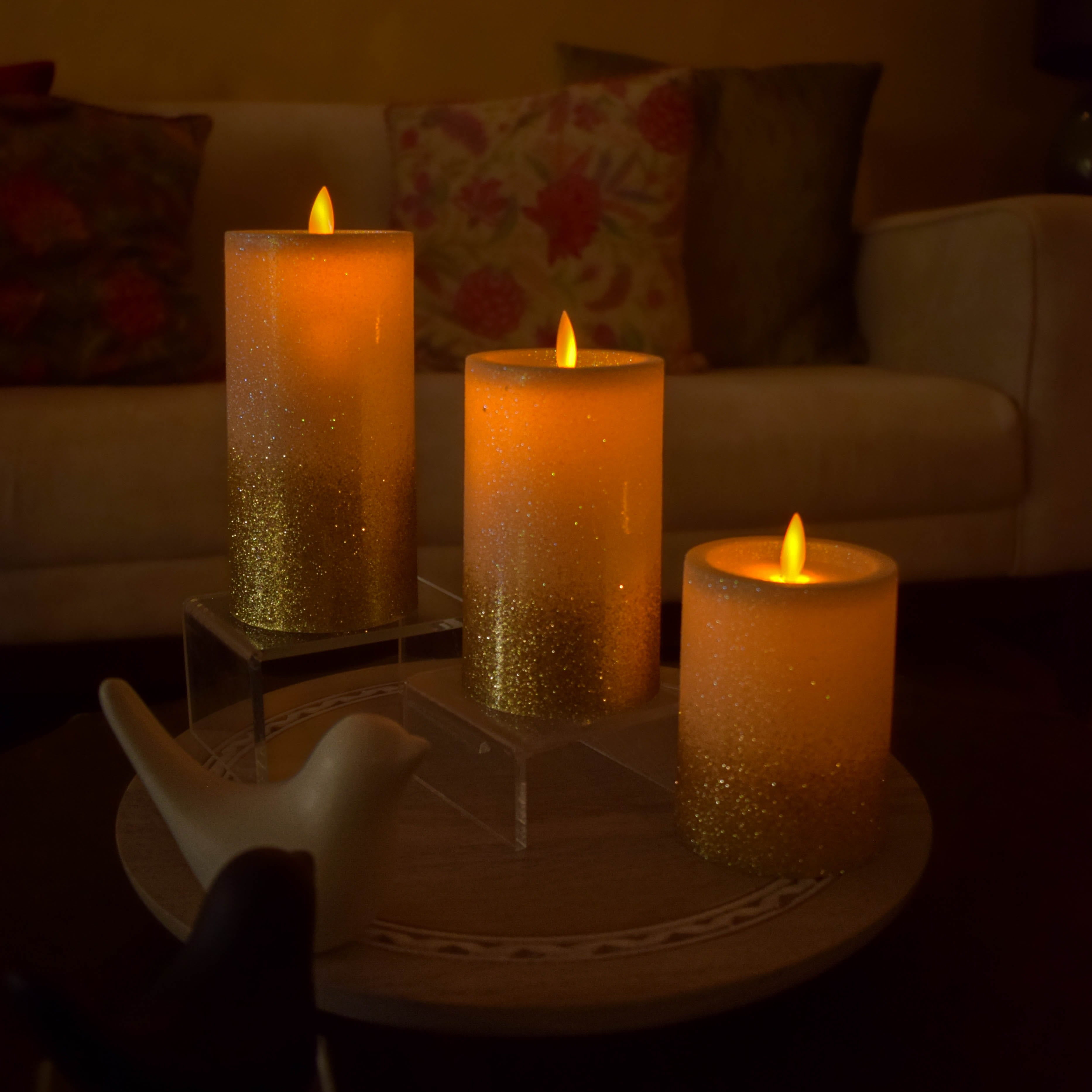 Glitter LED Candle