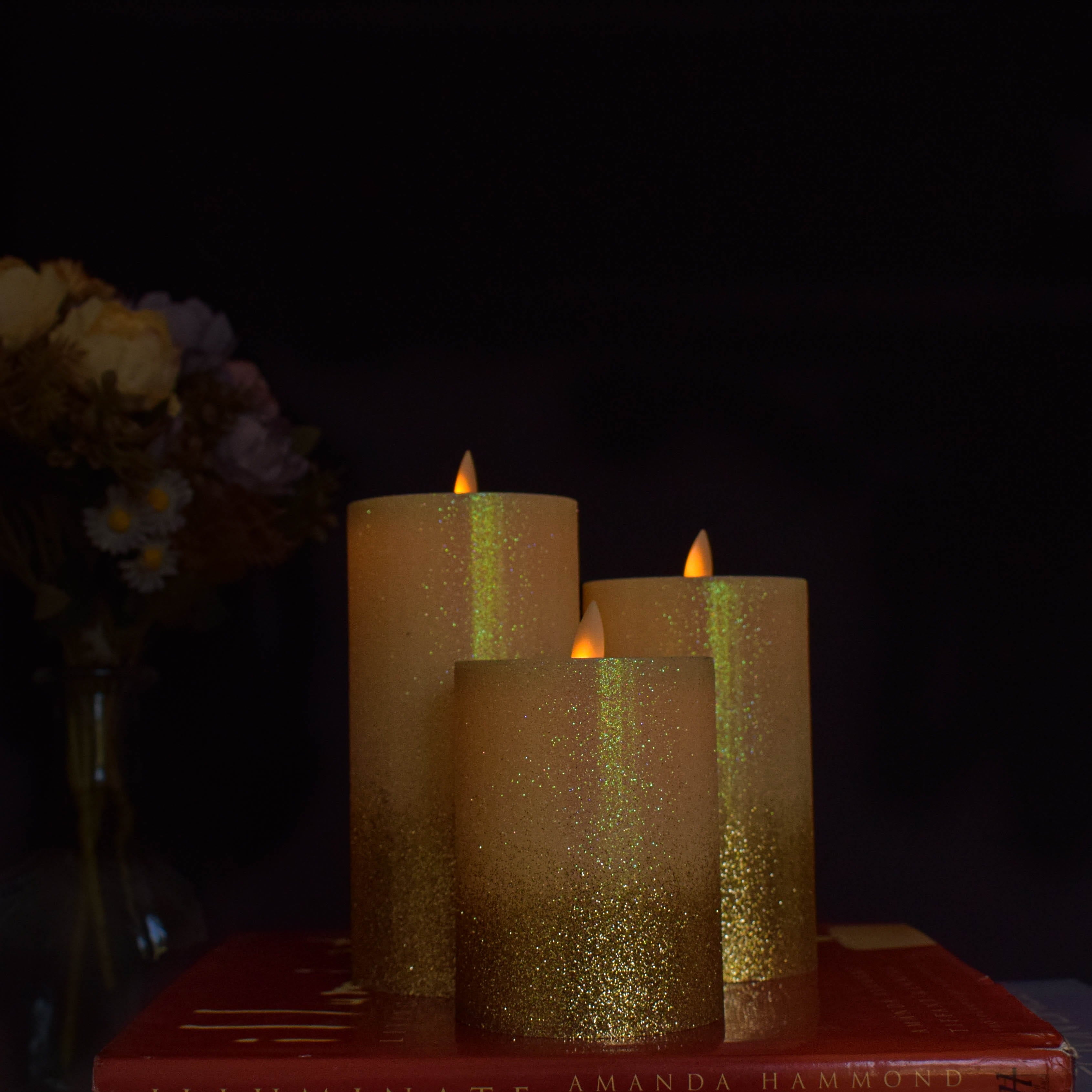 Glitter LED Candle