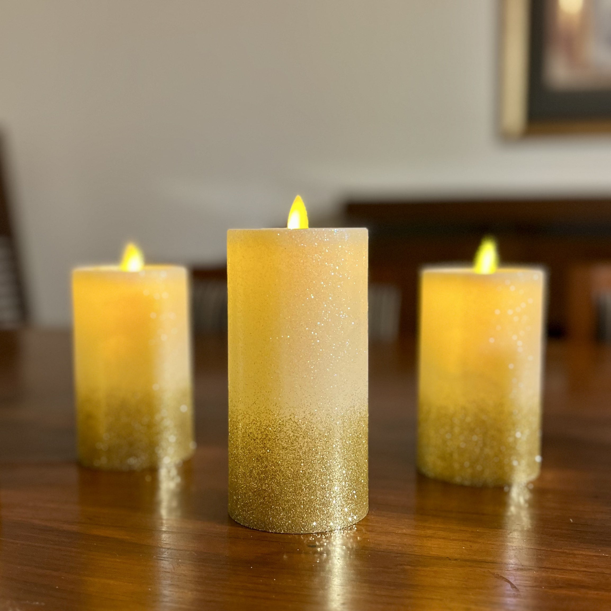 Glitter LED Candle