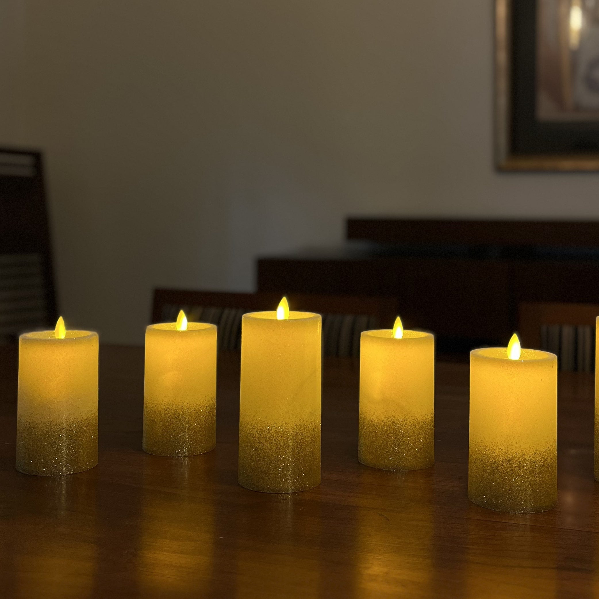 Glitter LED Candle