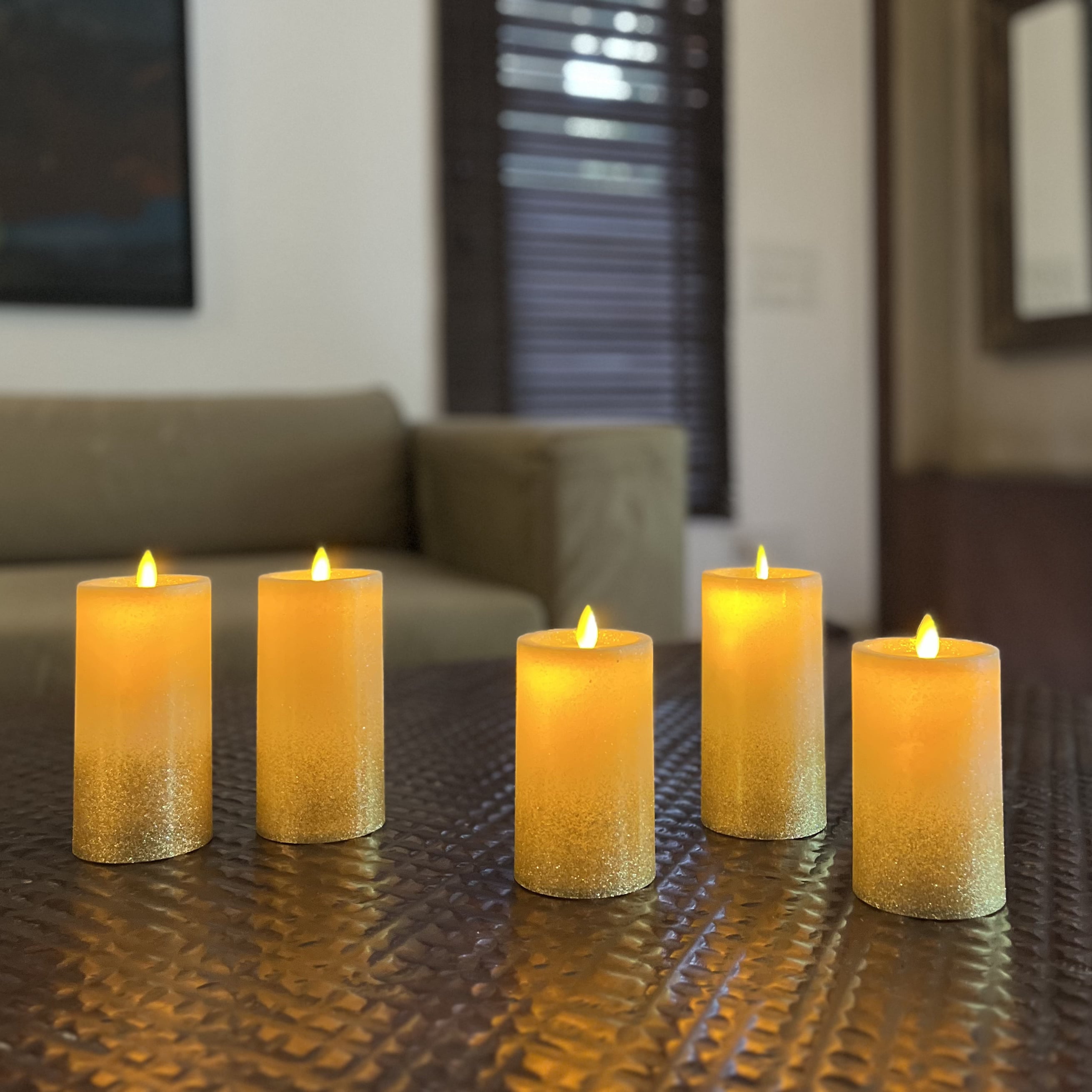 Glitter LED Candle