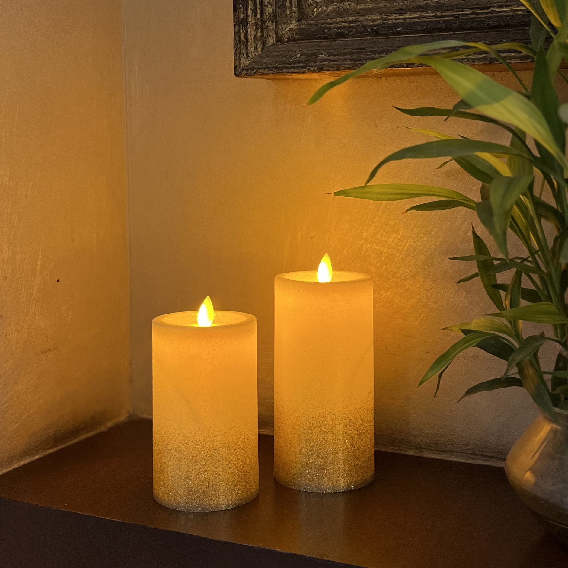 Glitter LED Candle