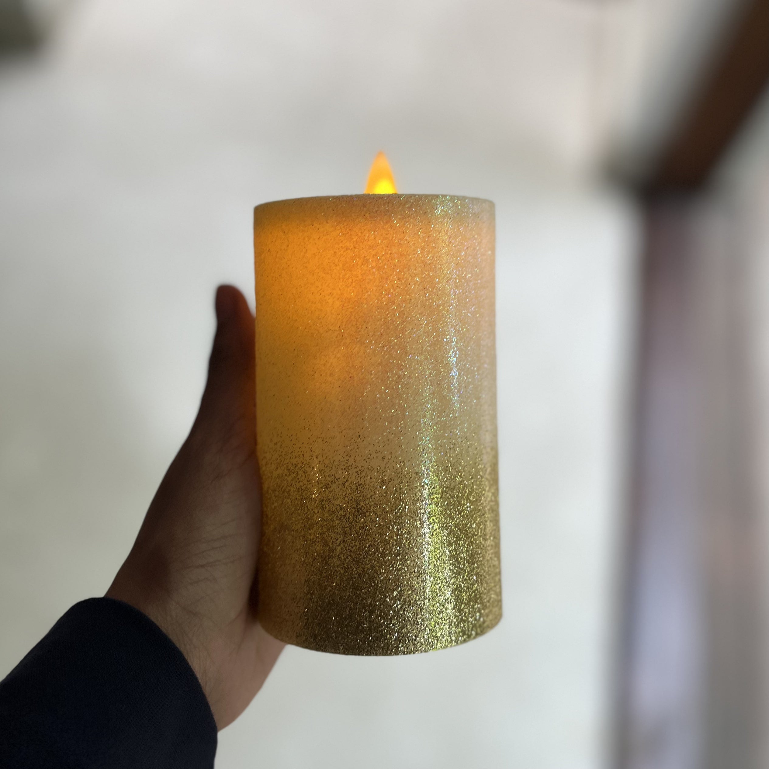Glitter LED Candle