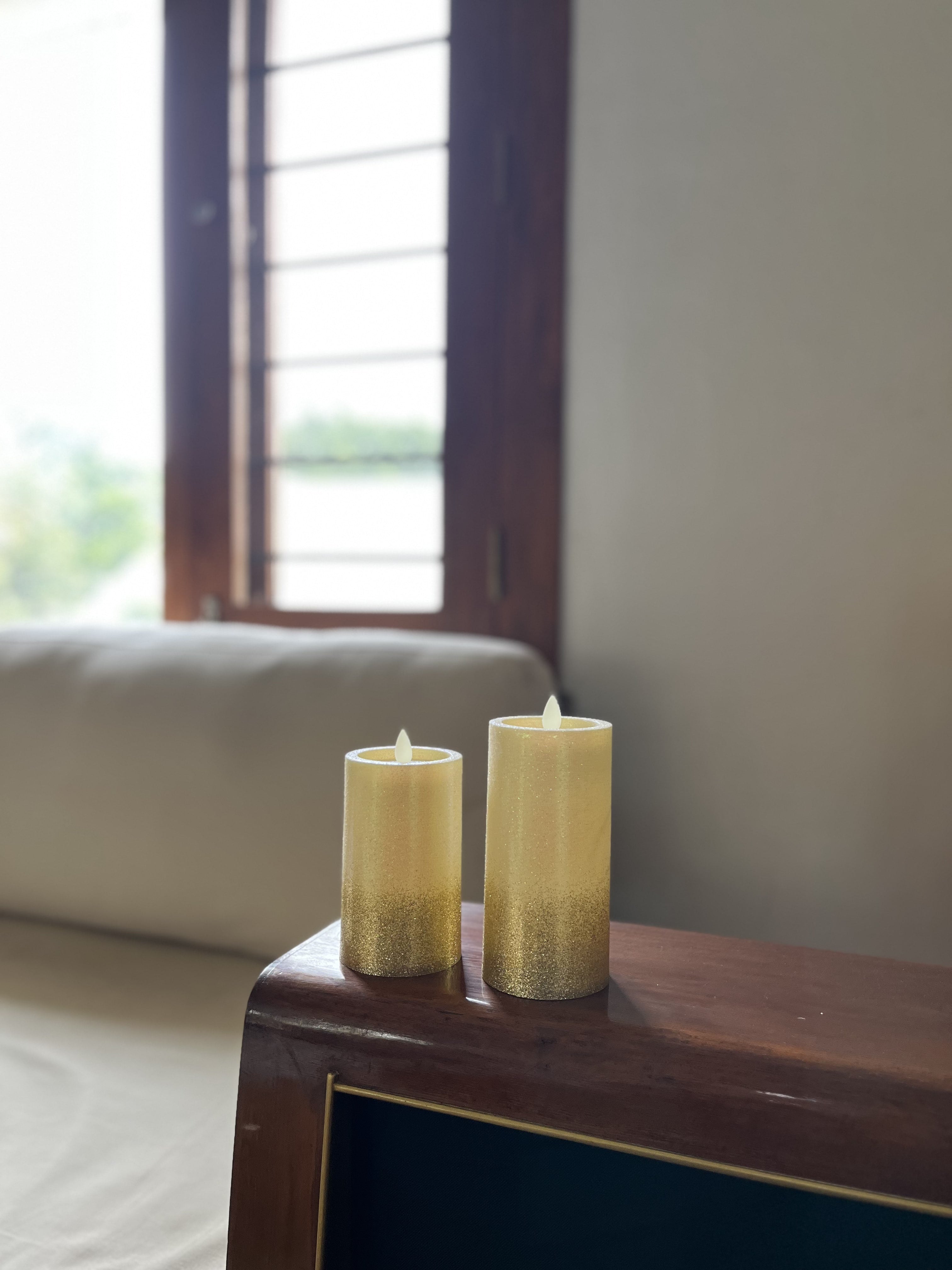 Glitter LED Candle