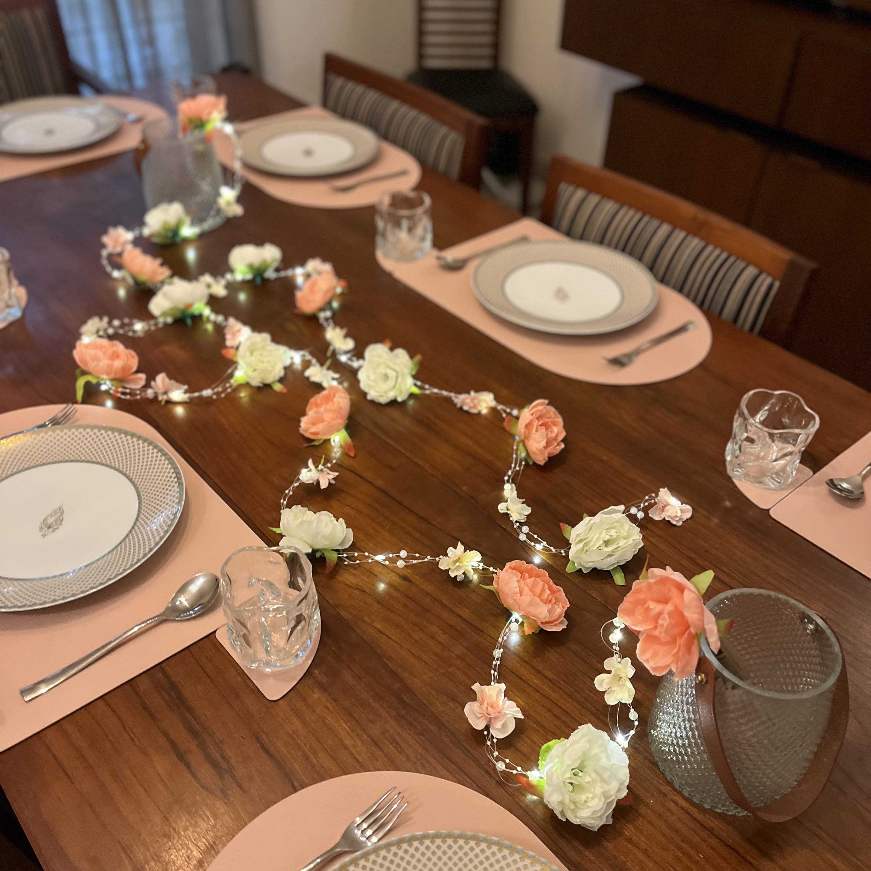 Floral Fairy Light (Battery Operated) - 76inch Length