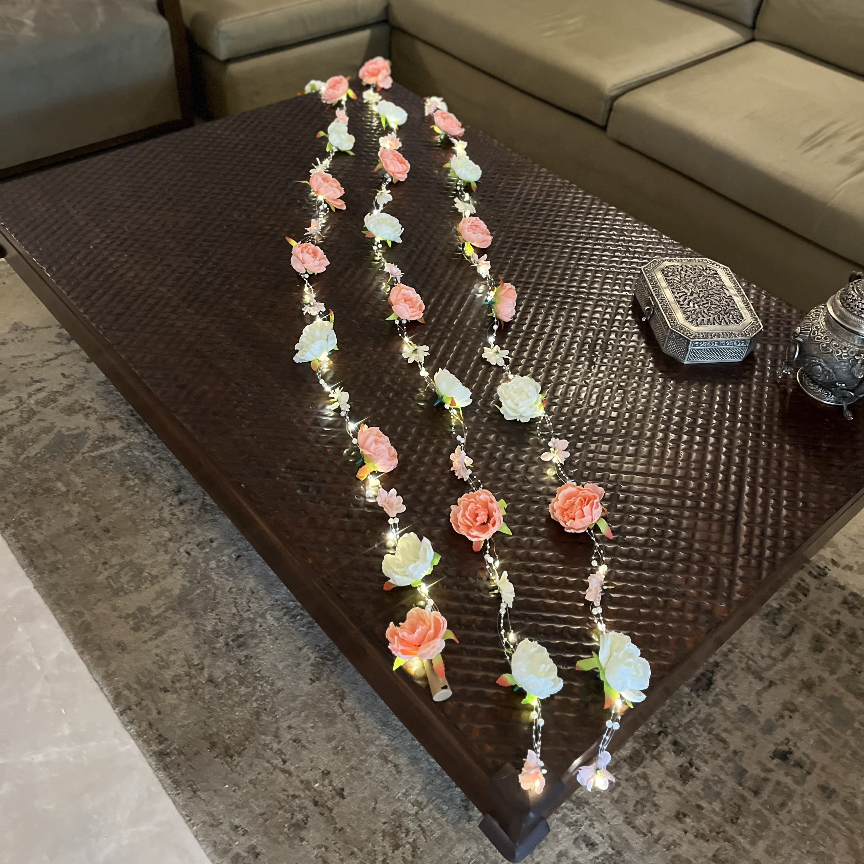 Floral Fairy Light (Battery Operated) - 76inch Length