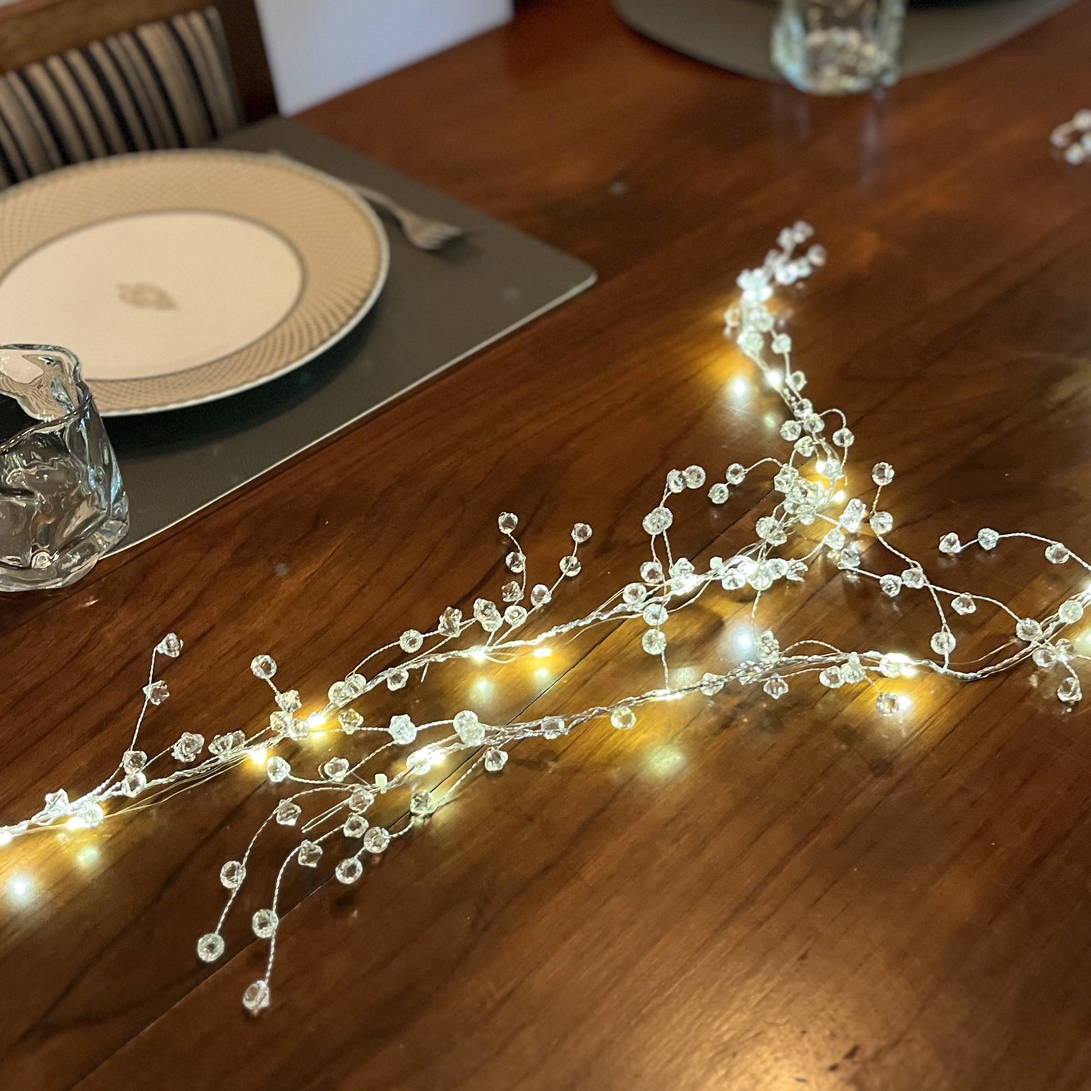 Crystal Fairy Light (Battery Operated) - 52inch Length