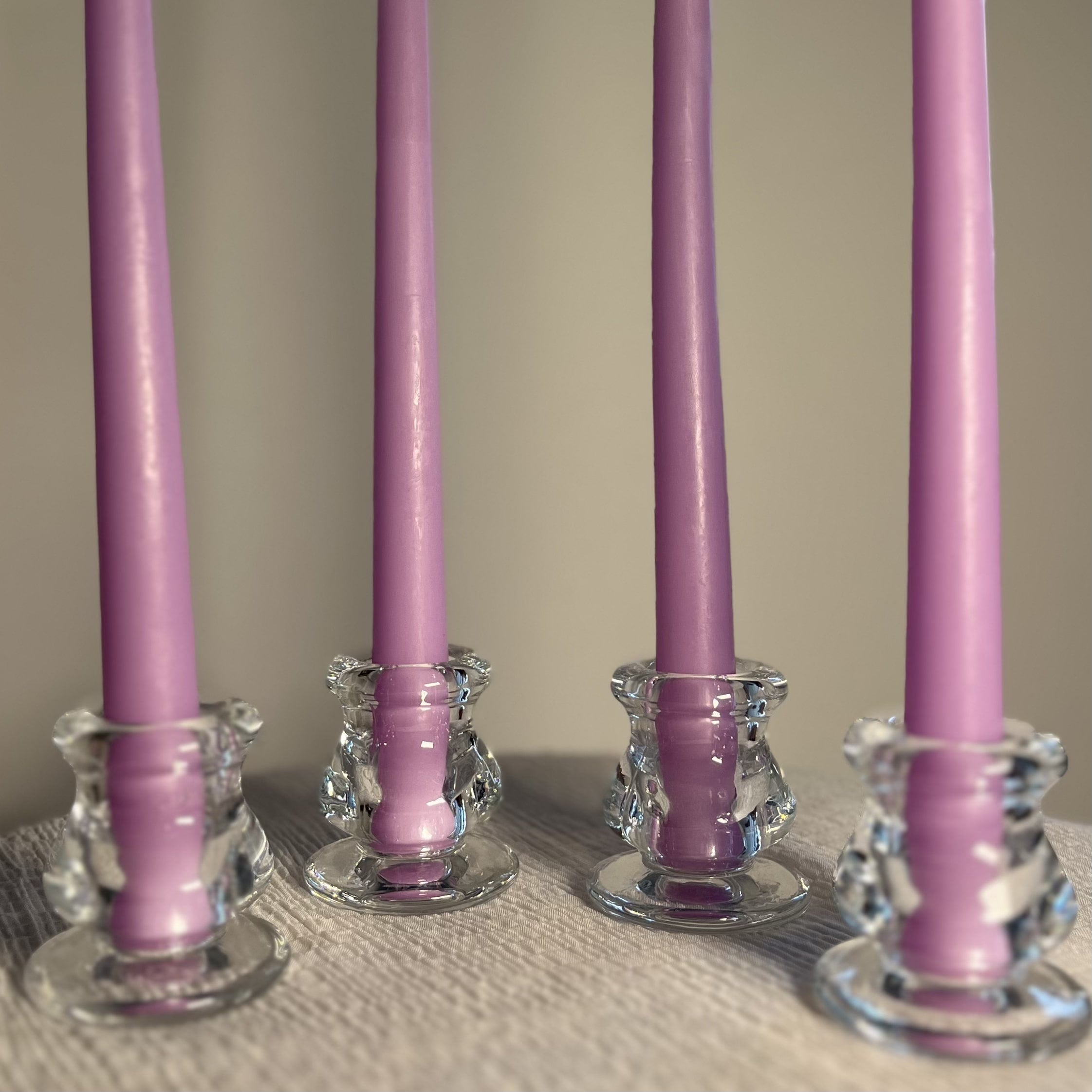Round Glass Candle Holder
