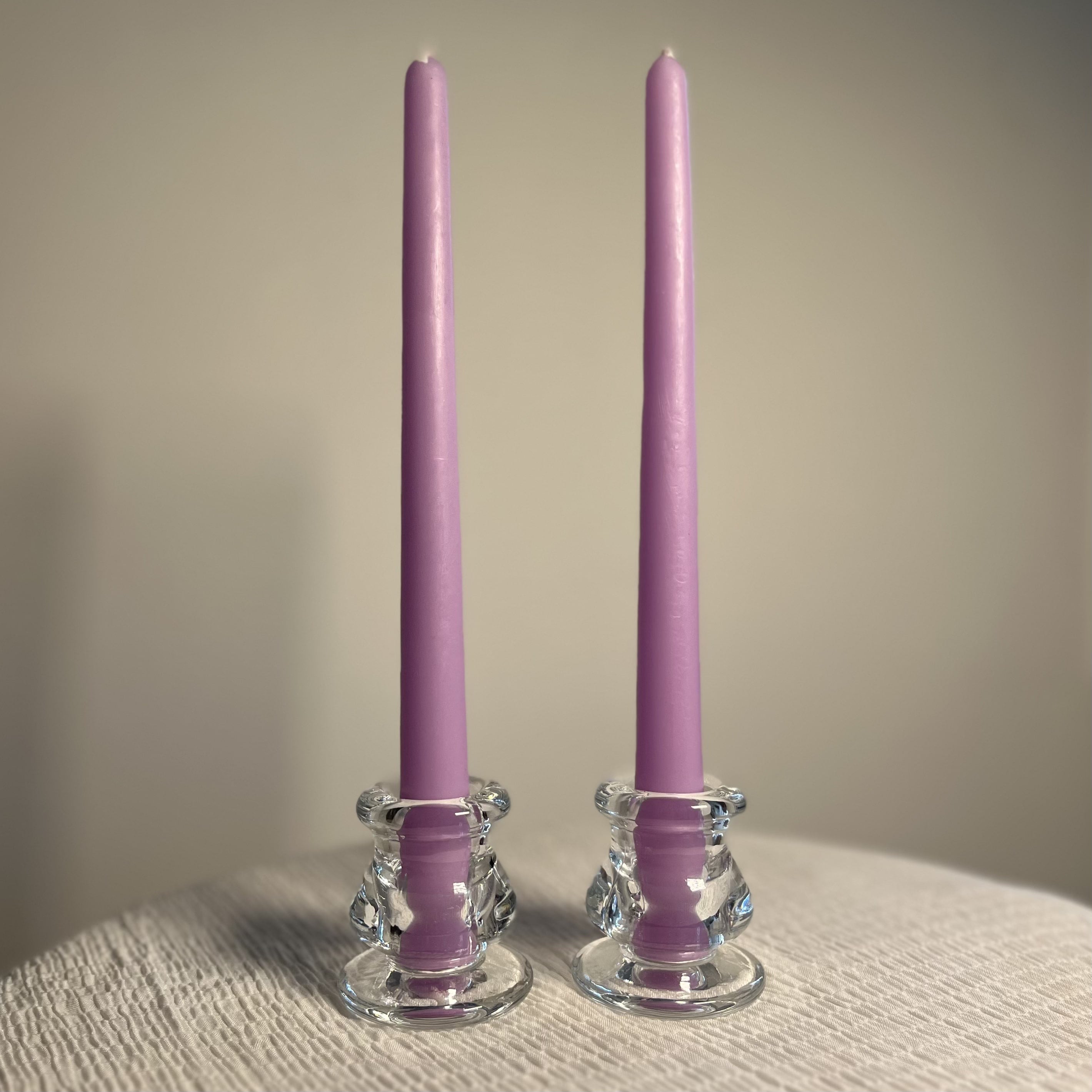 Round Glass Candle Holder