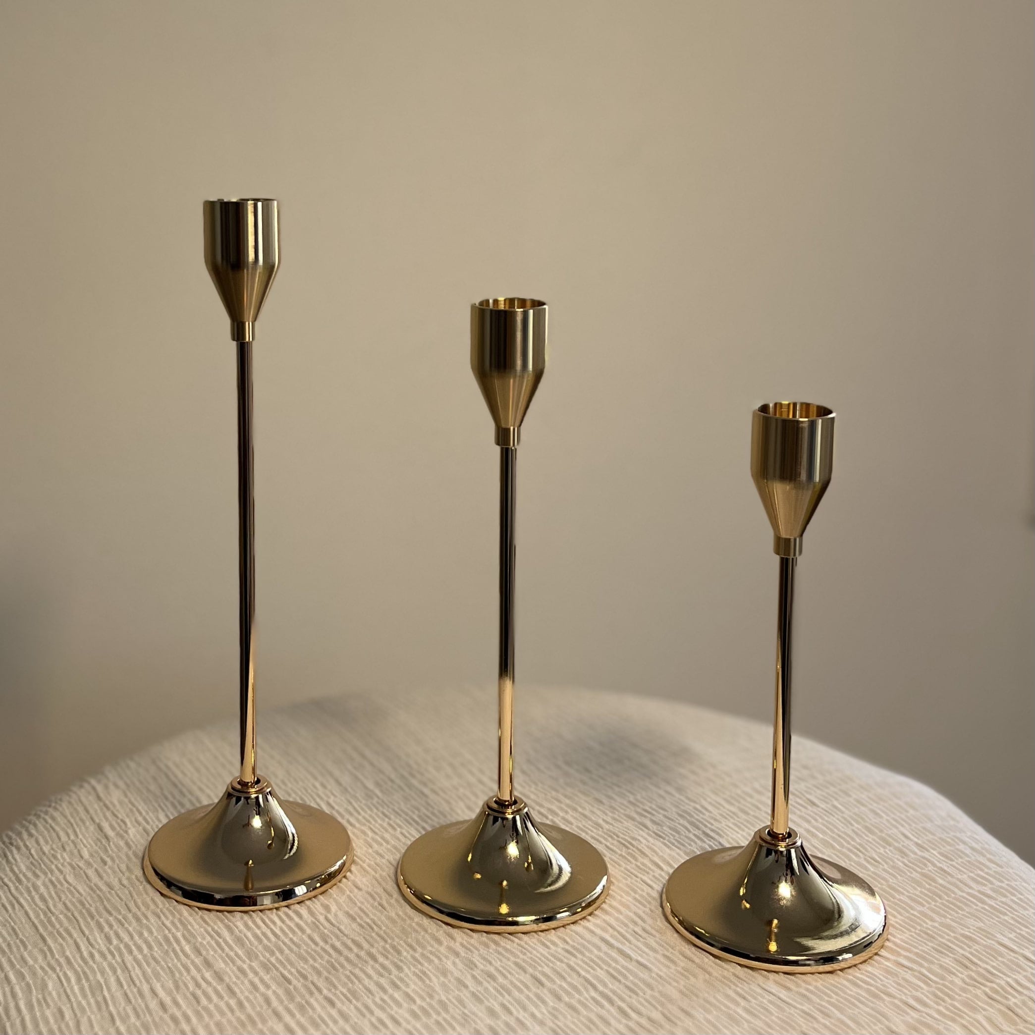 Metal Candle Holder Set of 3