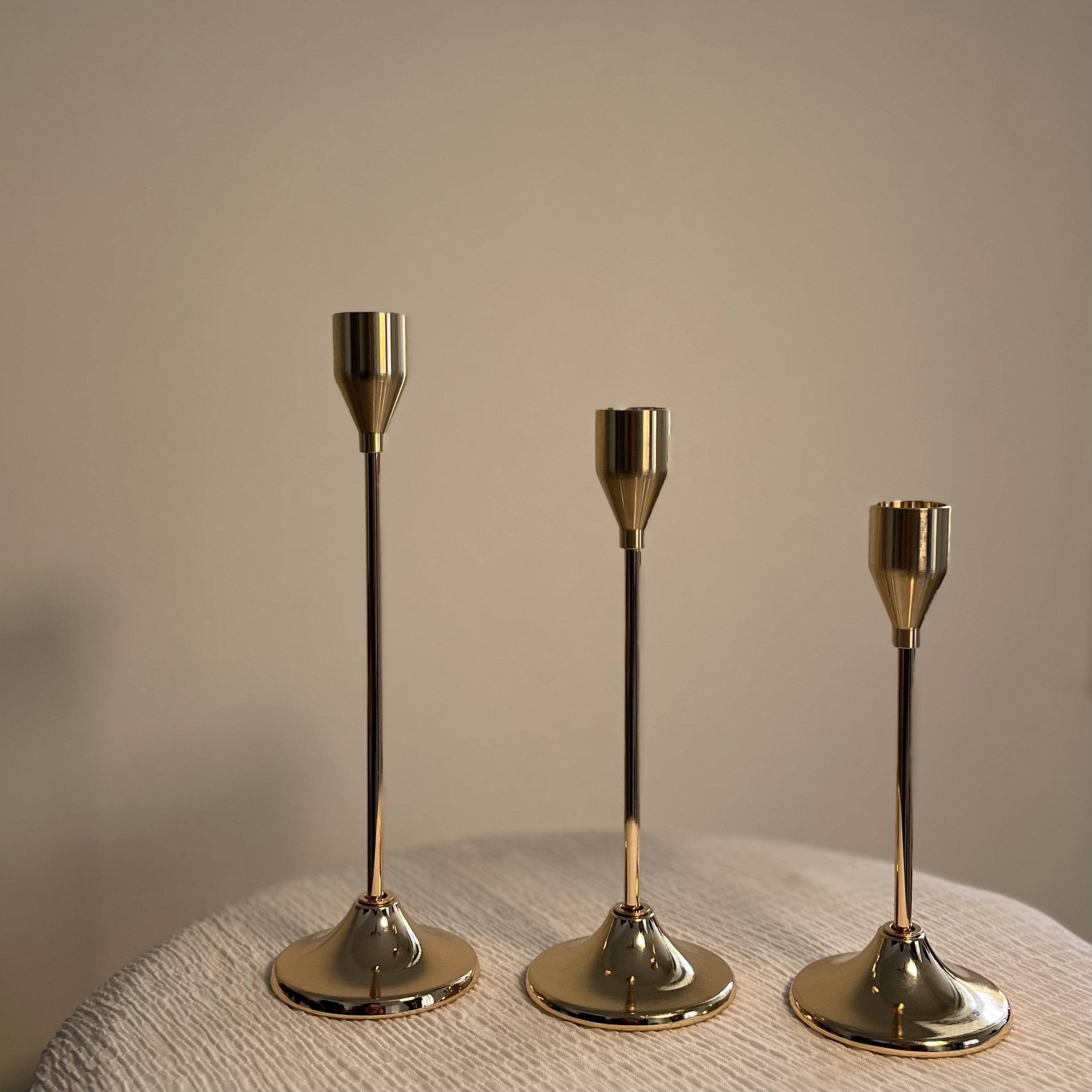 Metal Candle Holder Set of 3