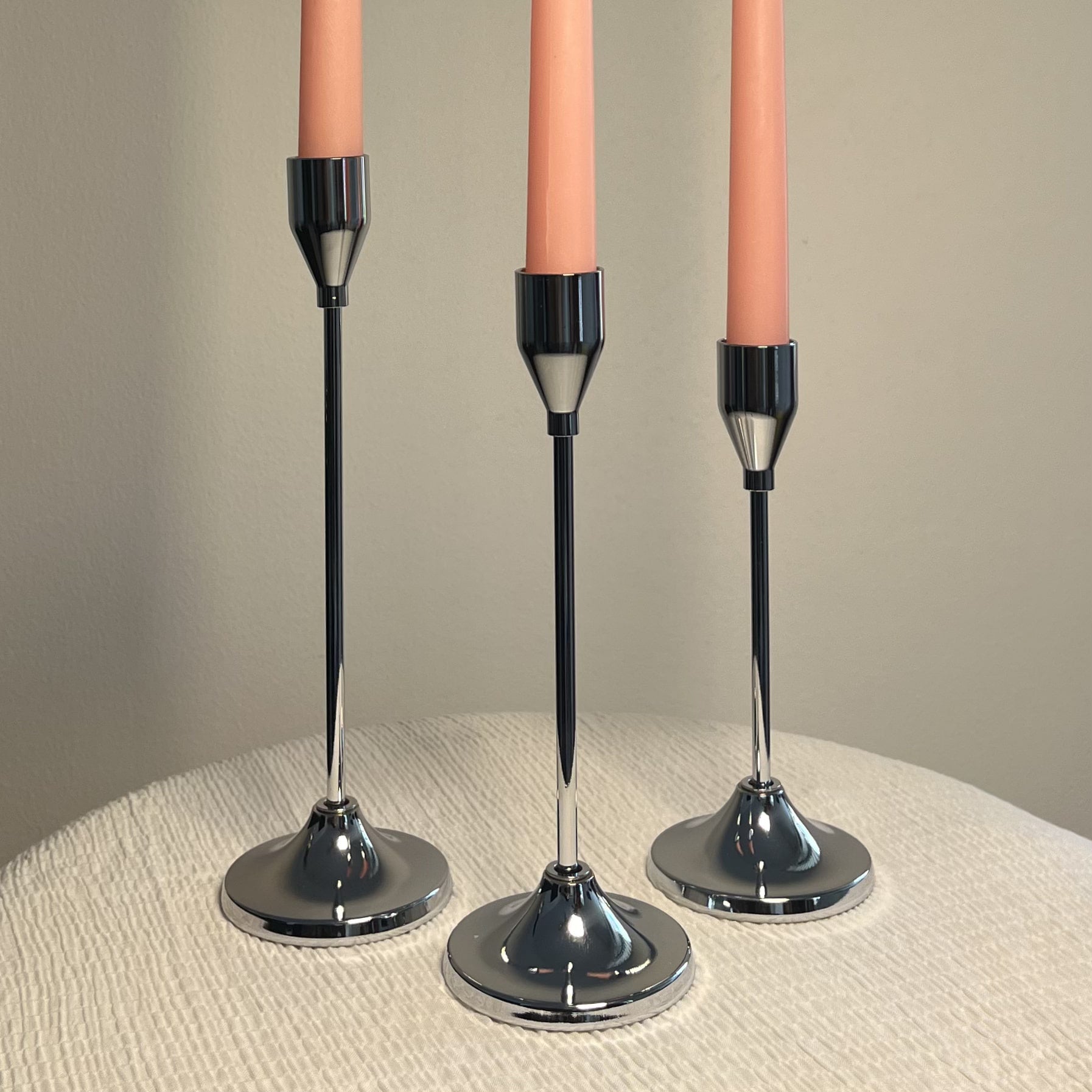 Metal Candle Holder Set of 3