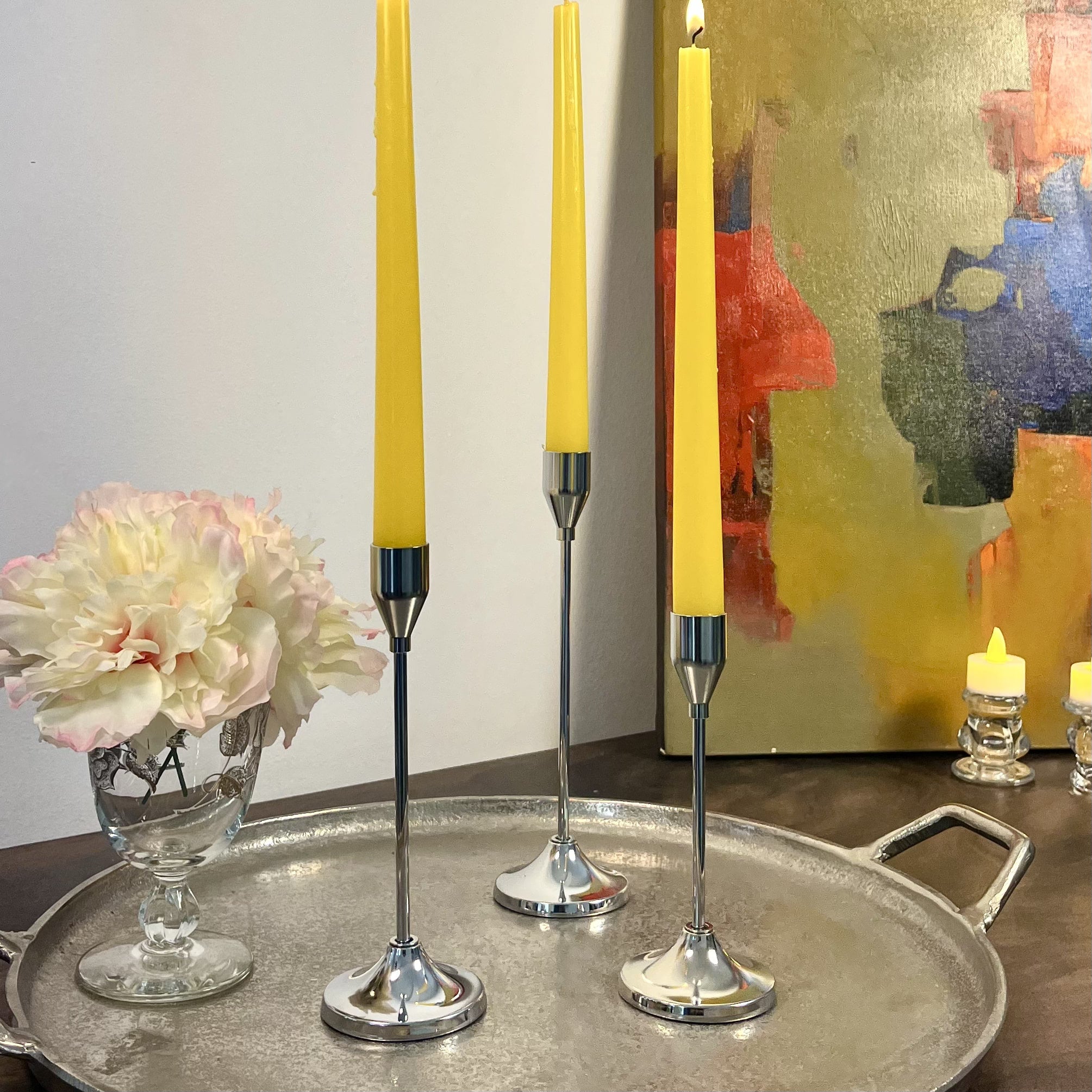 Metal Candle Holder Set of 3