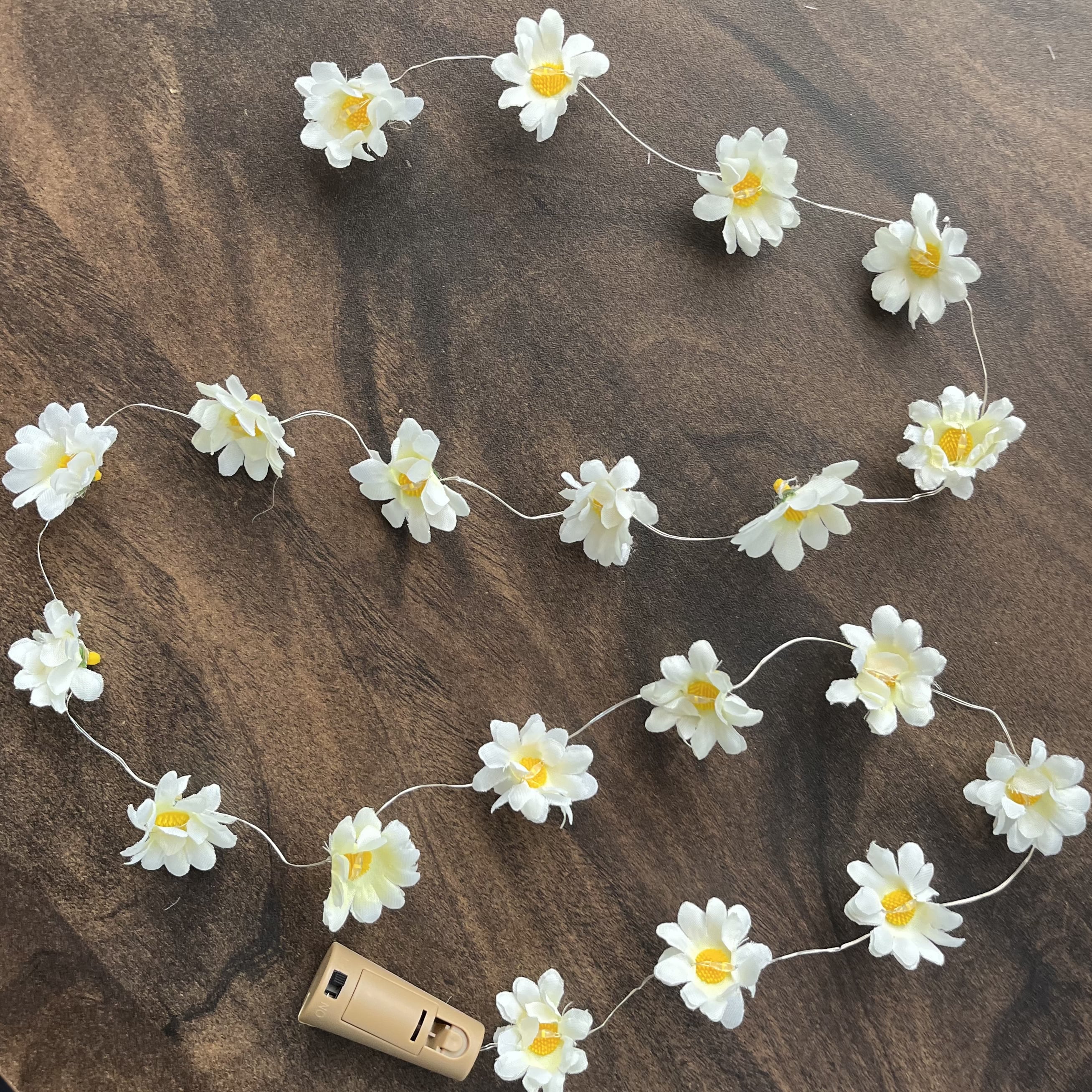 Flower Creeper with Fairy Lights (Battery Operated) - 42inch length