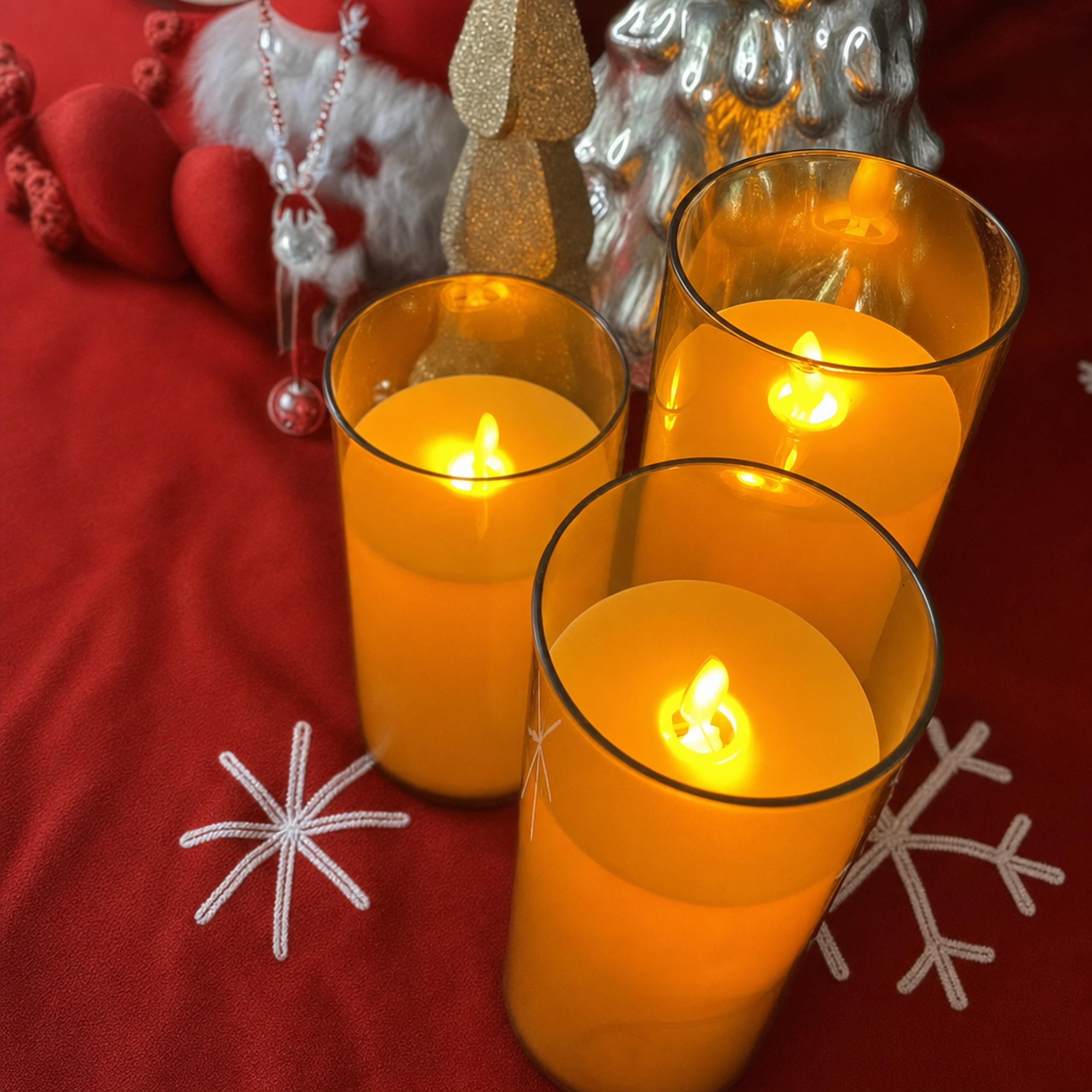 Auro Acrylic Glass LED Candle