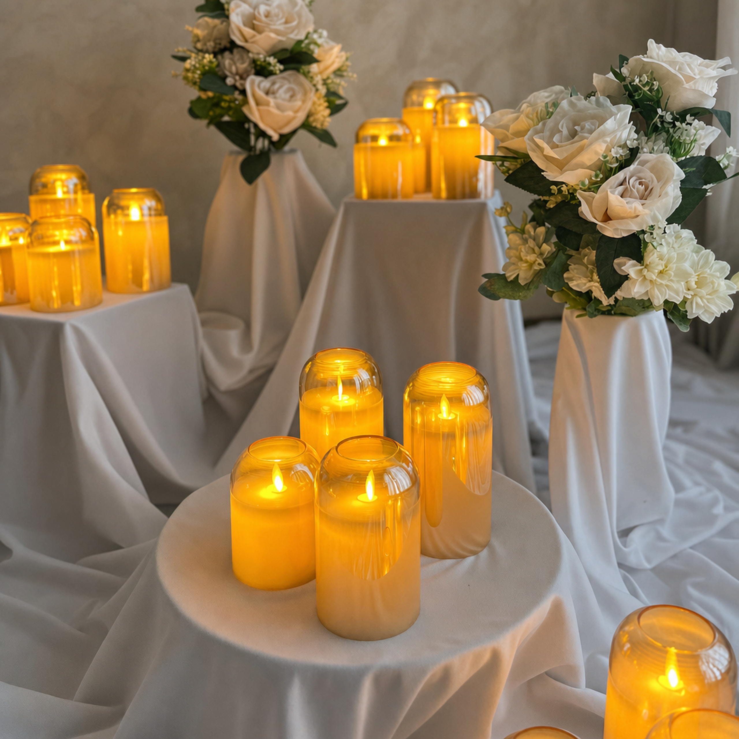 Dome Glass LED Candle