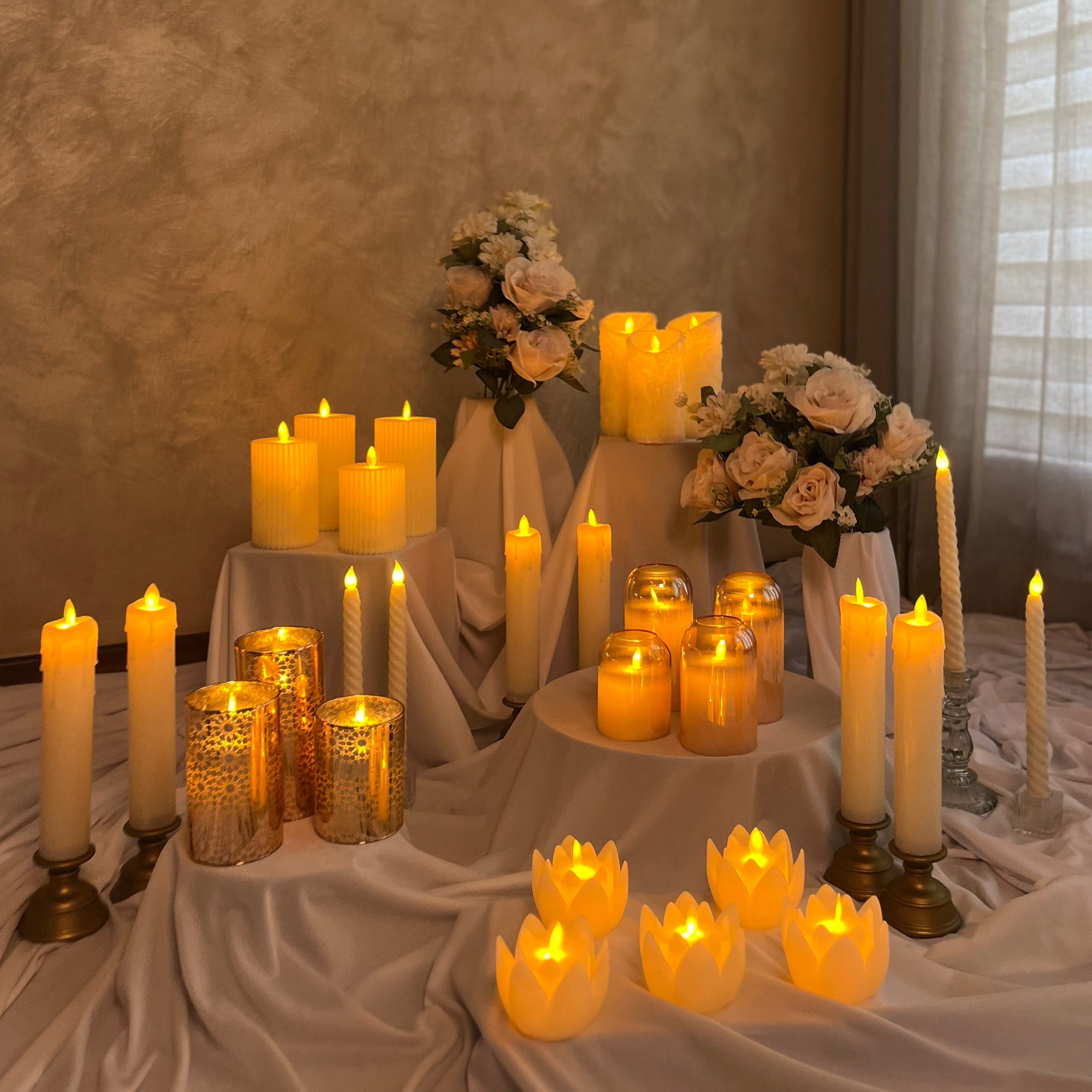 LED Candles & Fairy Lights