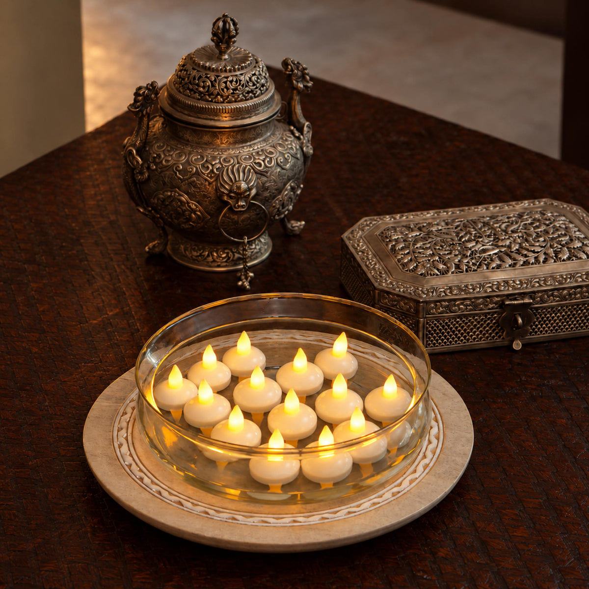 LED Festive Decor Lights Pack (6 pieces each of 4 varieties)