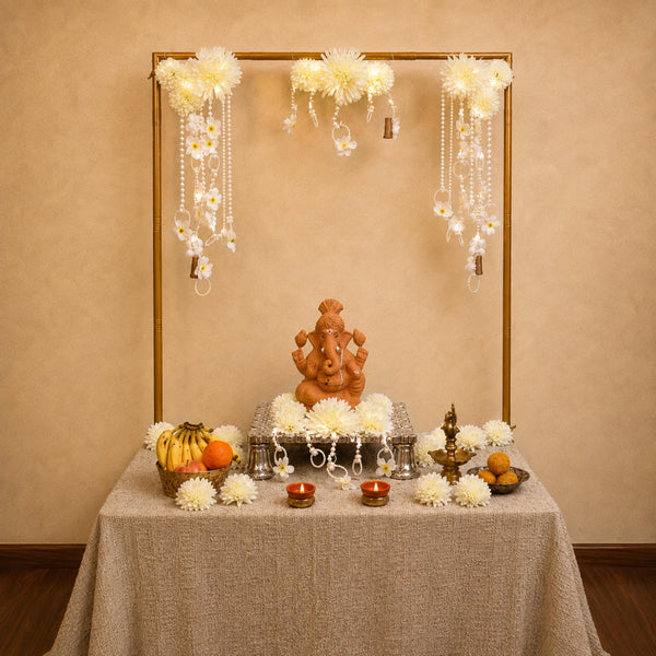 Across the Mandap Frame