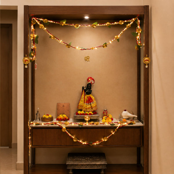 Above the Pooja Mandir