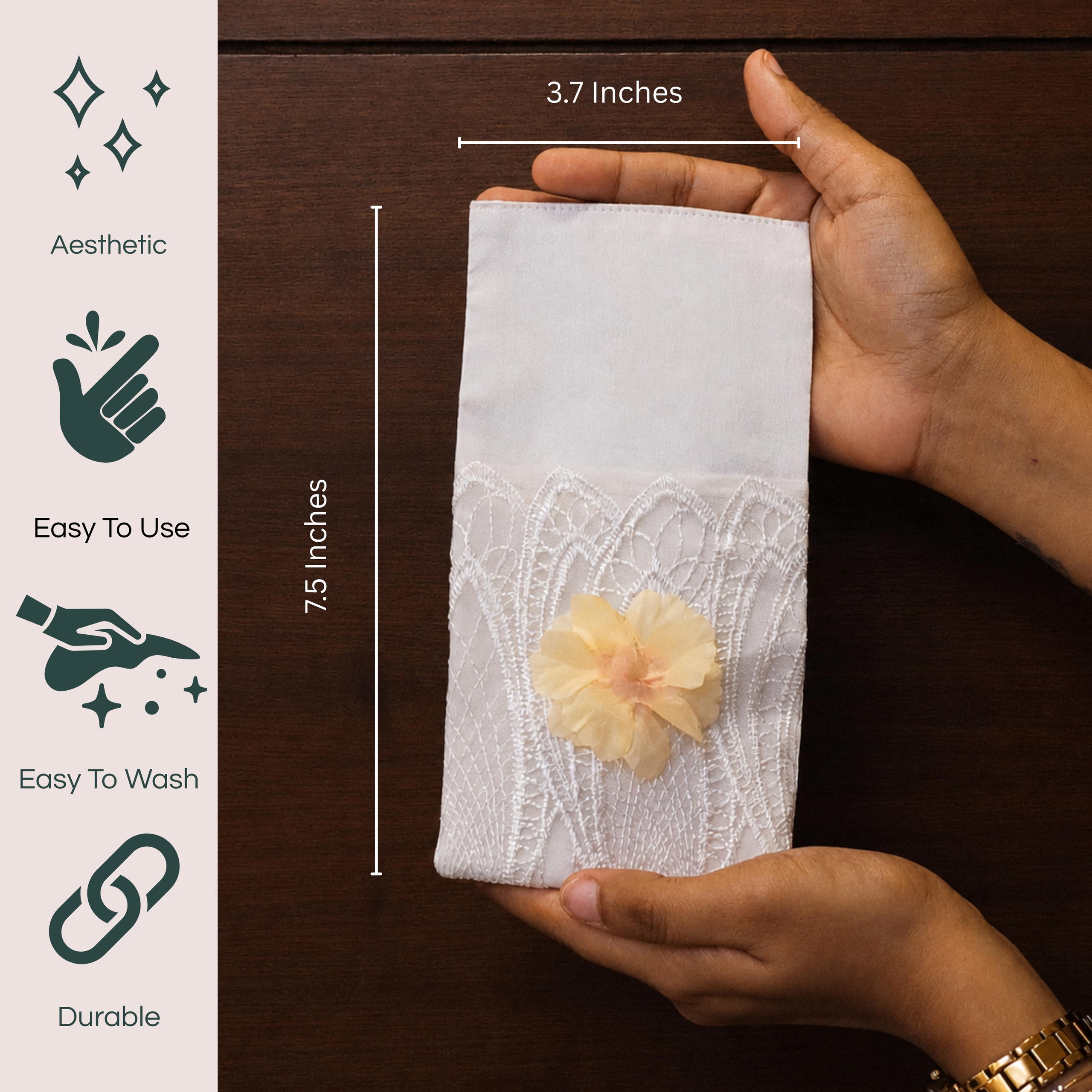 Lace Cutlery Pockets