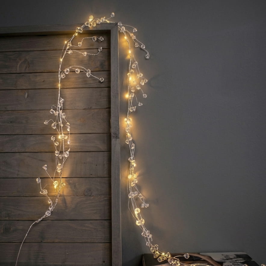 Crystal Fairy Light (Battery Operated) - 52inch Length