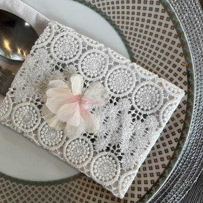 Lace Cutlery Pockets