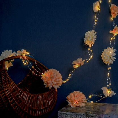 Floral Fairy Light (Battery Operated) - 76inch Length