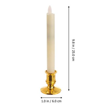 LED Taper Candles With Stand