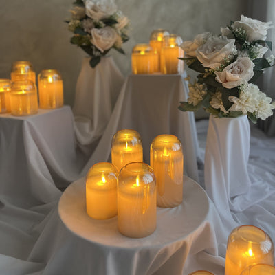 Dome Acrylic Glass LED Candle