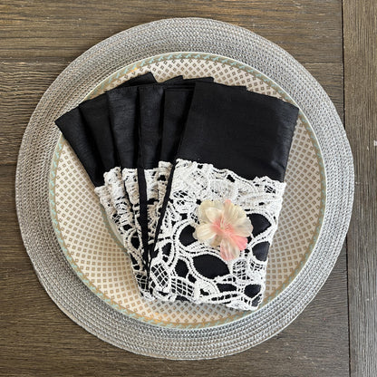 Lace Cutlery Pockets