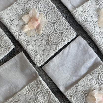 Lace Cutlery Pockets