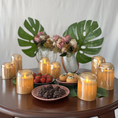 Dome Acrylic Glass LED Candle