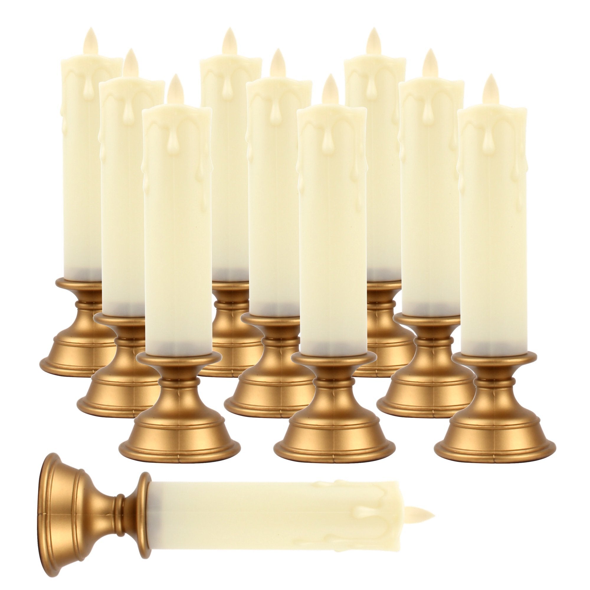 LED Pillar Candles With Stand