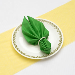 Dark Green Dinner Napkins - Floral Art by Nandini (A unit of R S creations and designs)