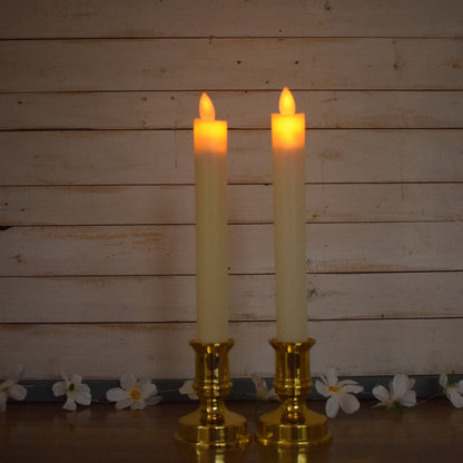 LED Taper Candles With Stand