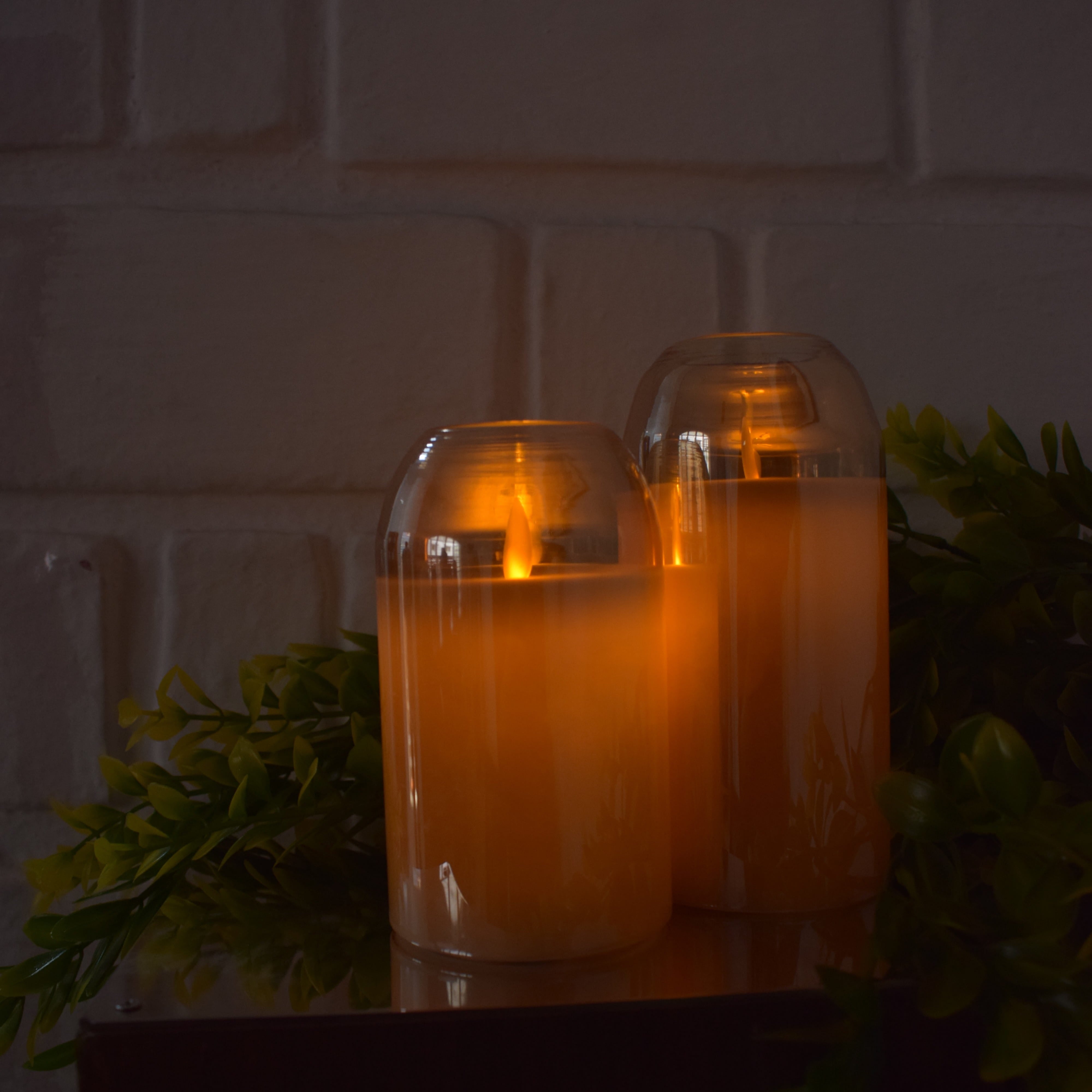 Dome Acrylic Glass LED Candle