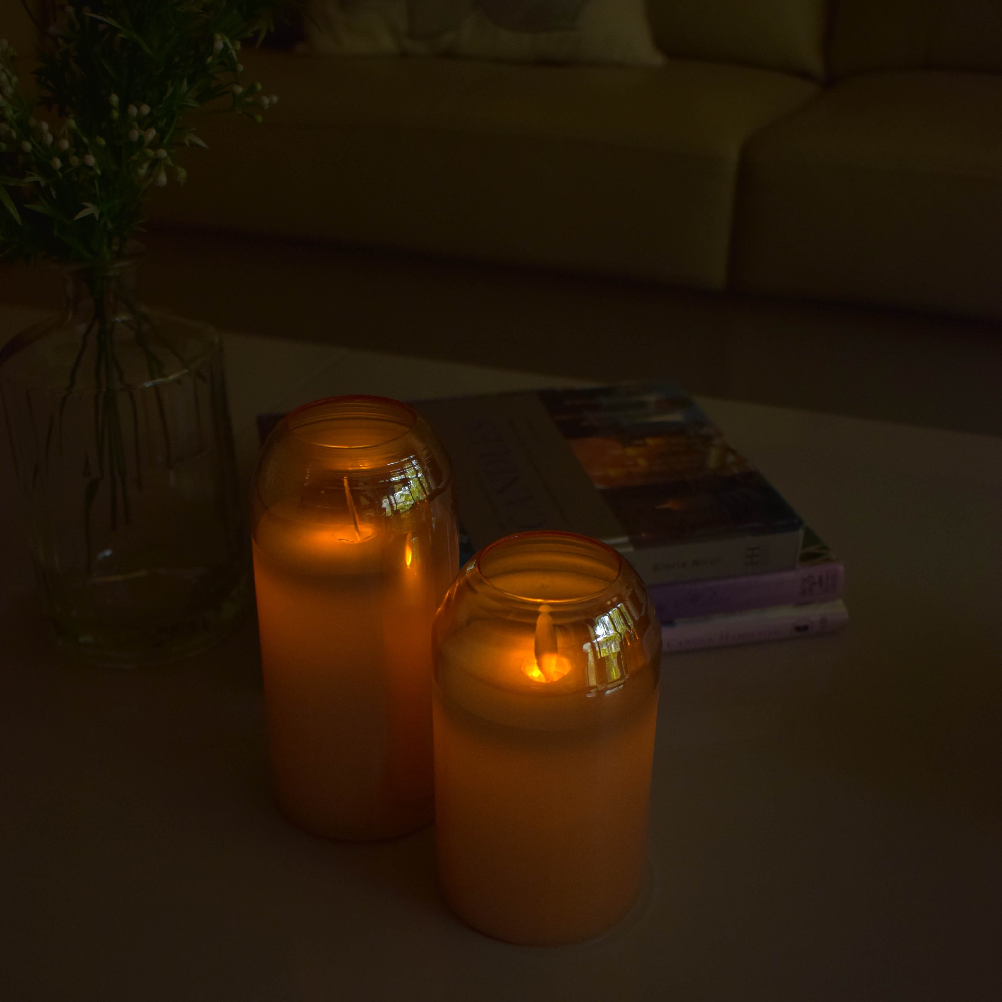 Dome Acrylic Glass LED Candle