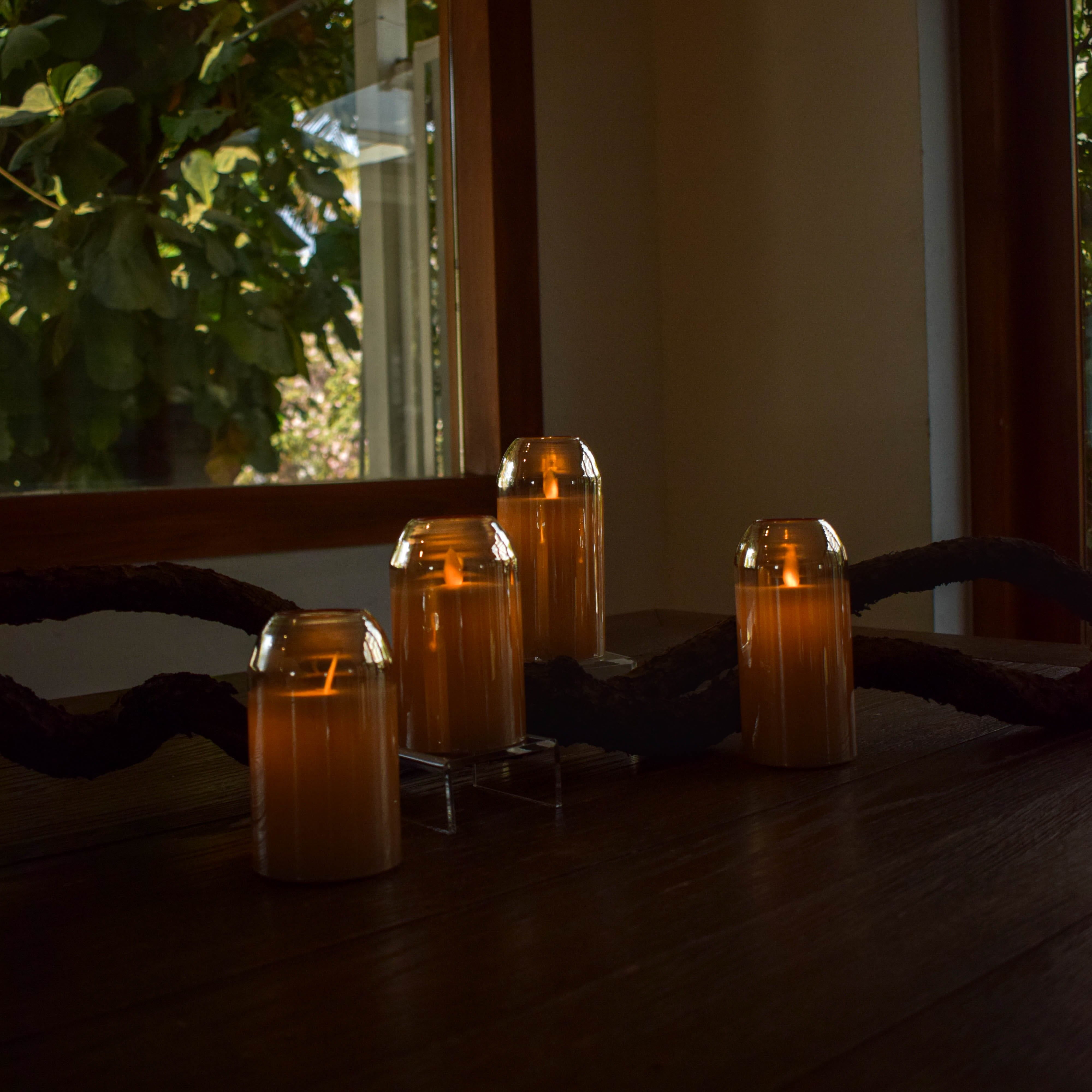 Dome Acrylic Glass LED Candle