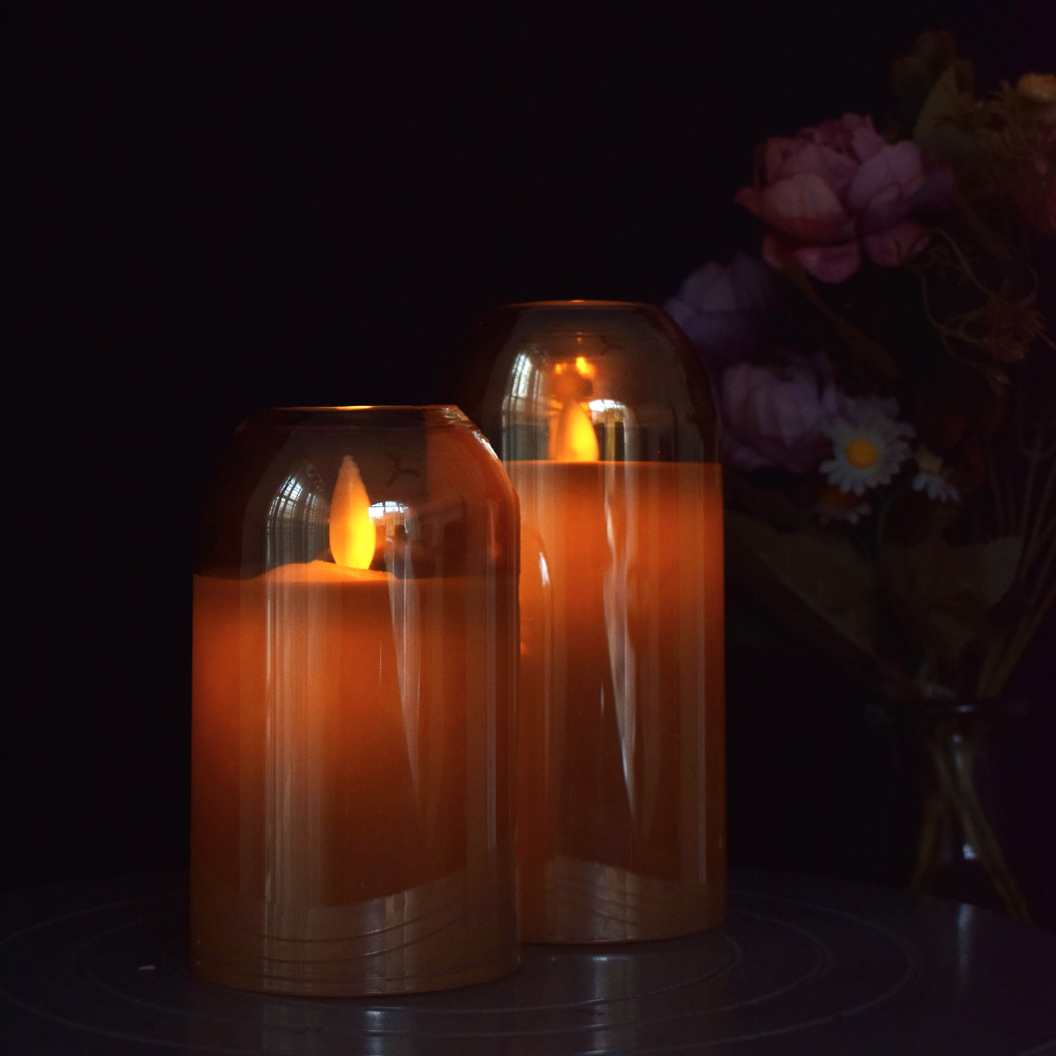 Dome Acrylic Glass LED Candle