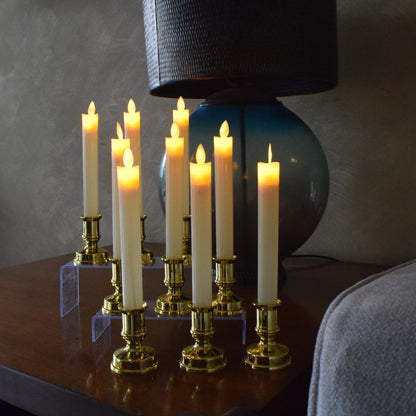 LED Taper Candles With Stand