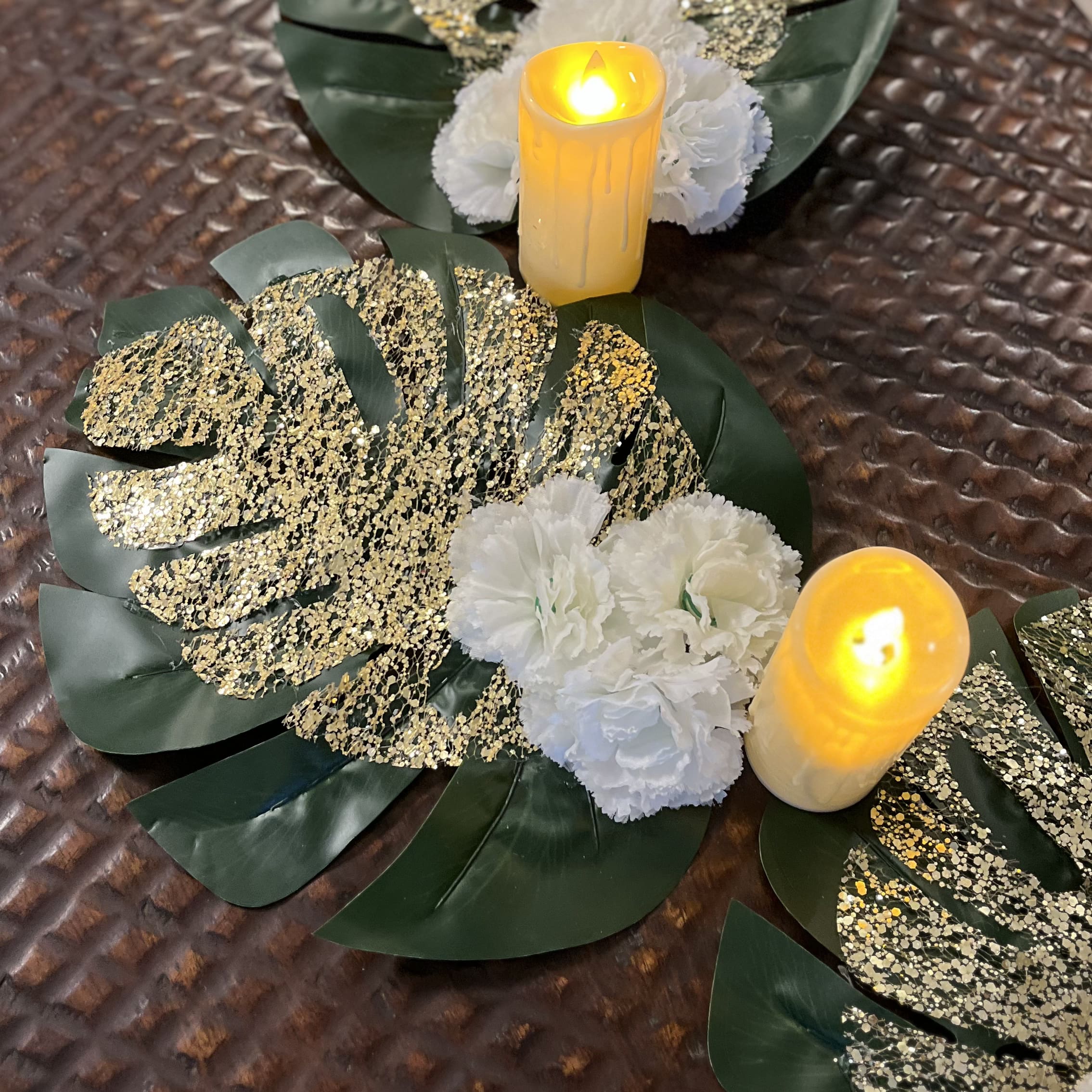 Inaya Monstera Candle Set