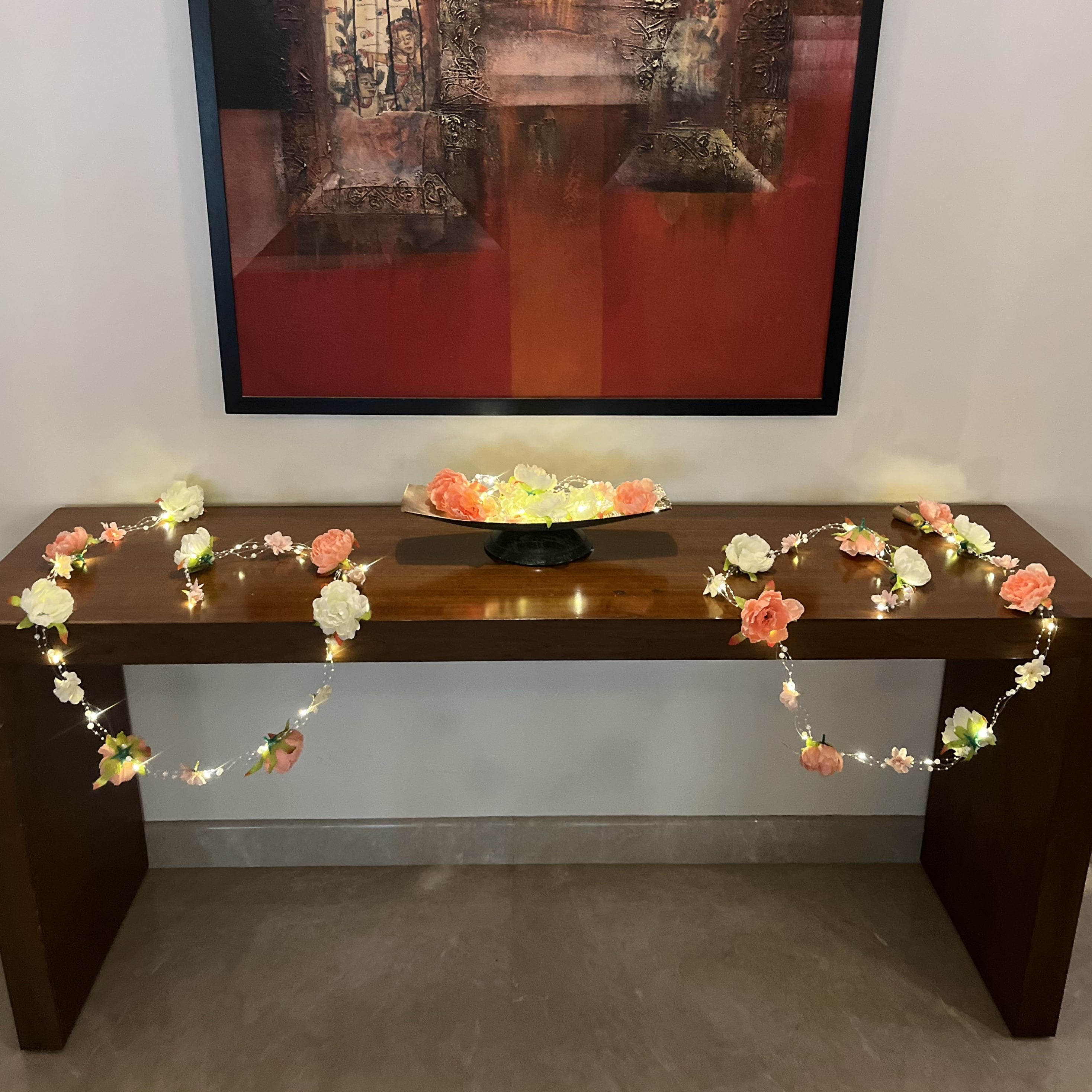 Floral Fairy Light (Battery Operated) - 76inch Length