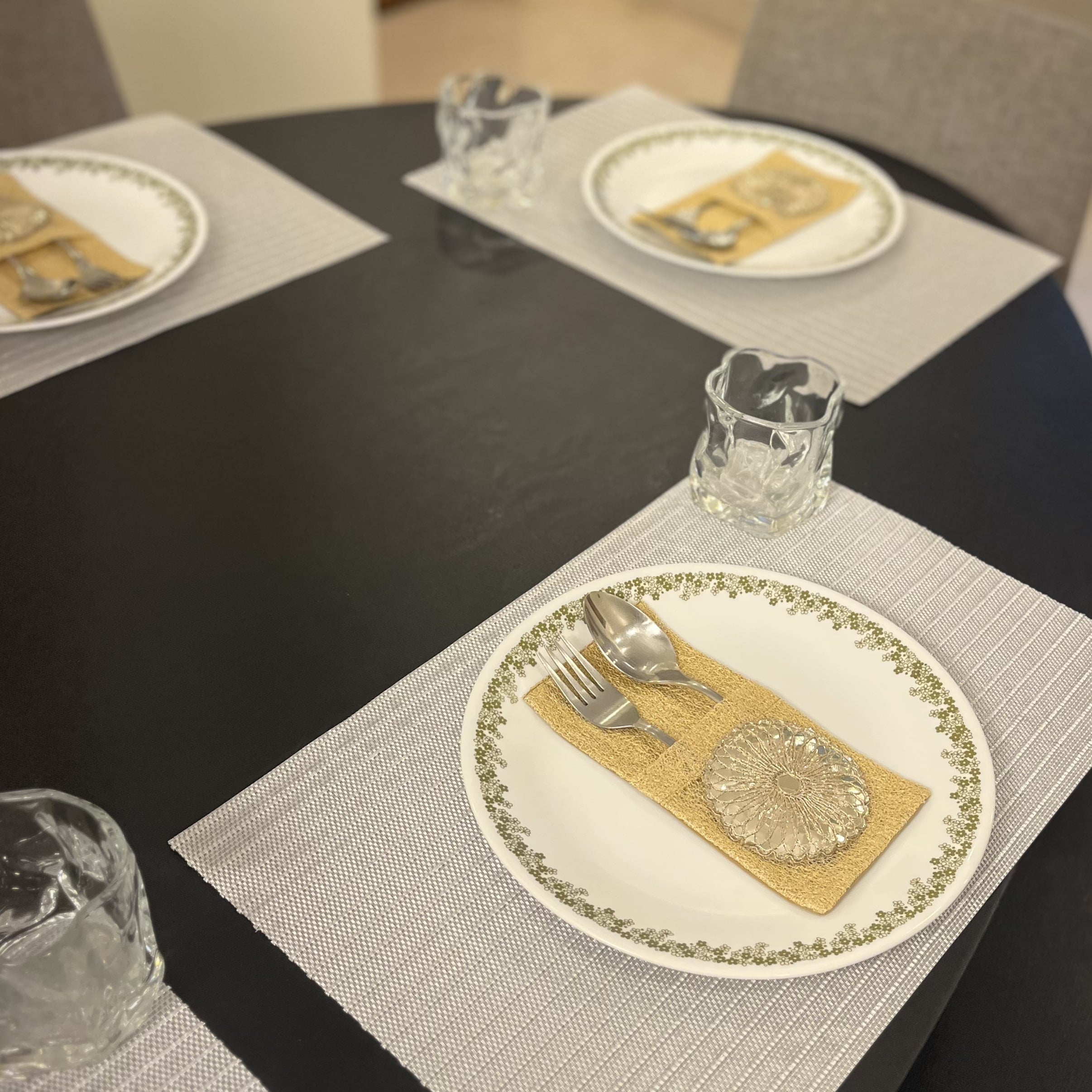 Gold Cutlery Pockets