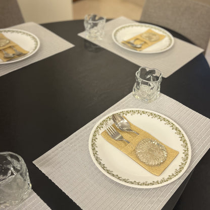Gold Cutlery Pockets